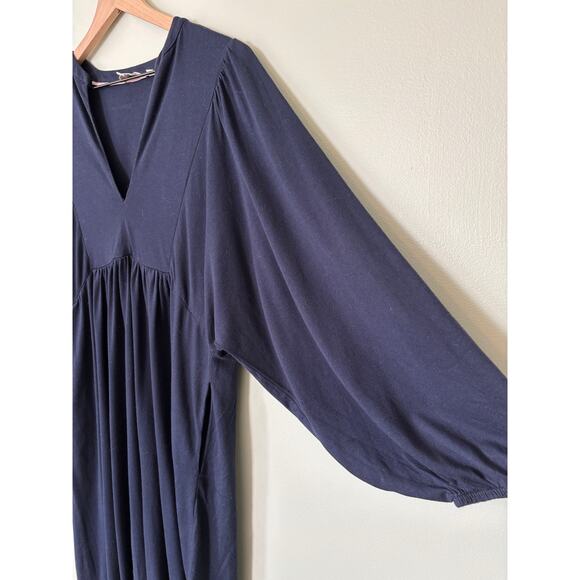 Boden Navy Jersey Midi Dress 14 - Picture 3 of 9